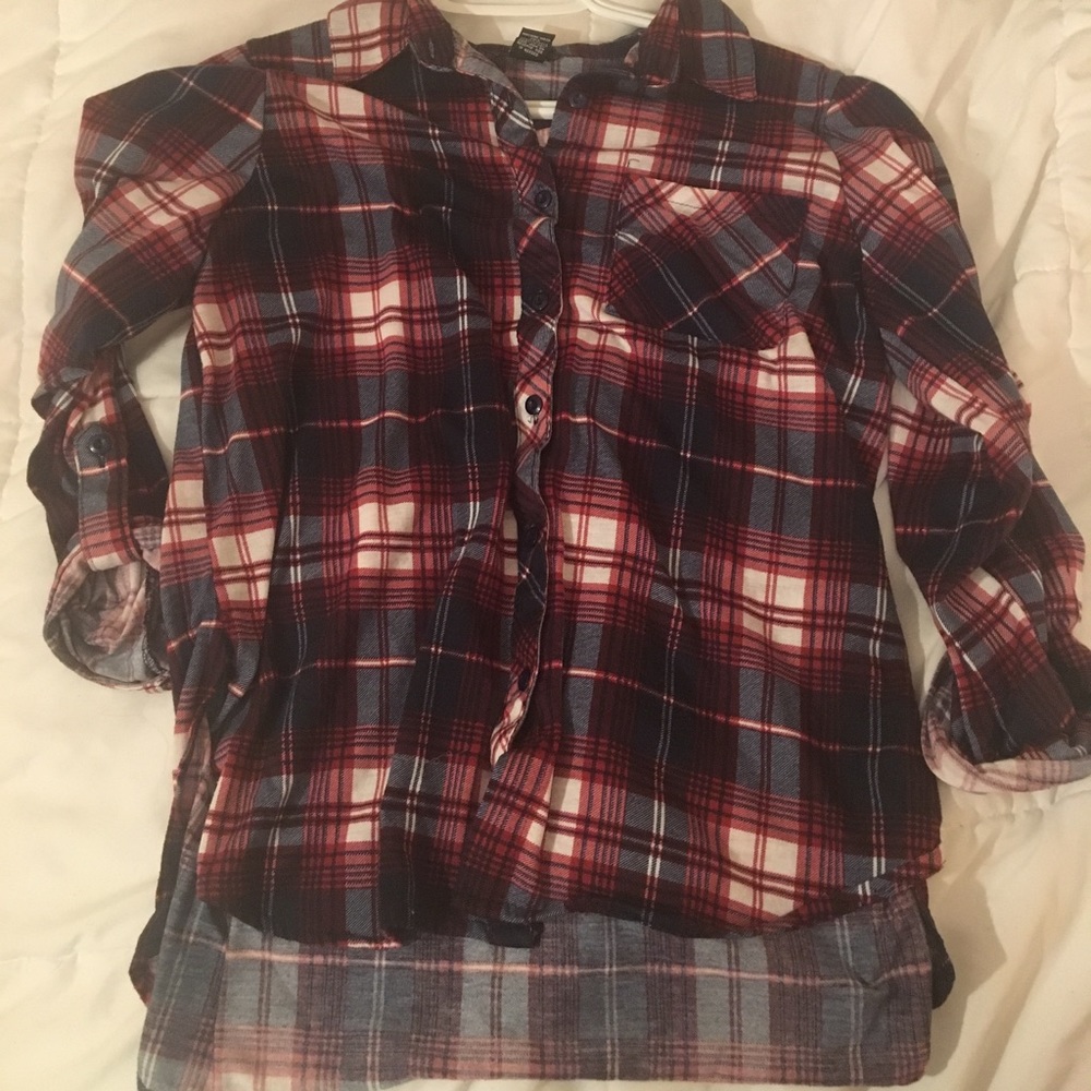Flannel Tee